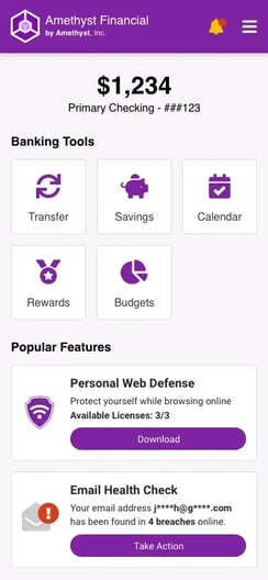 3d API - Personal Web Defense - iOS - Upsell in Financial App