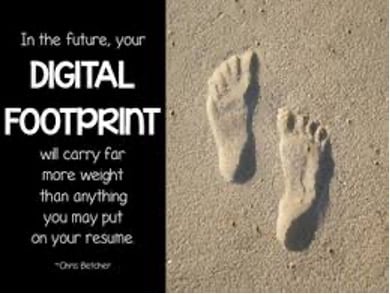 Digital footprint meme