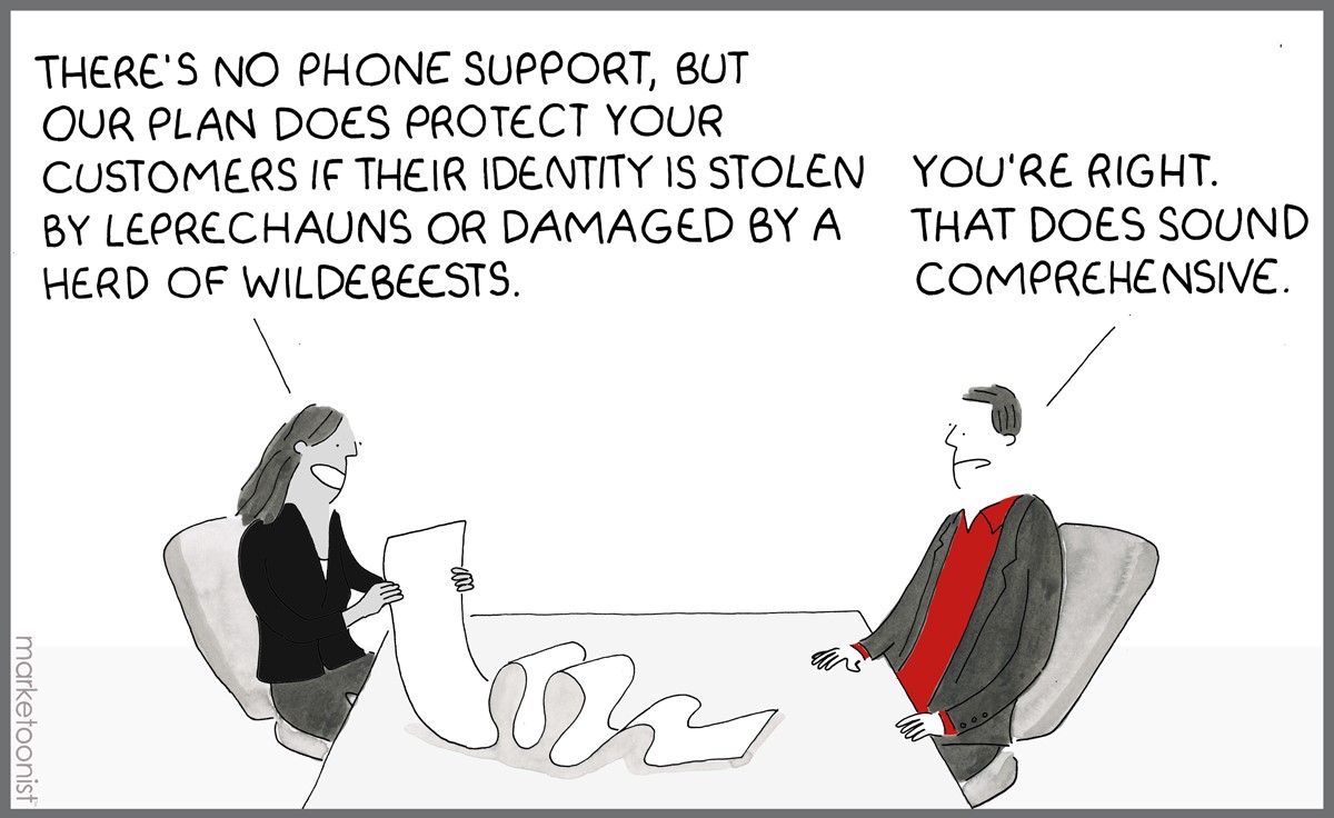 Funny comic about Identity protection