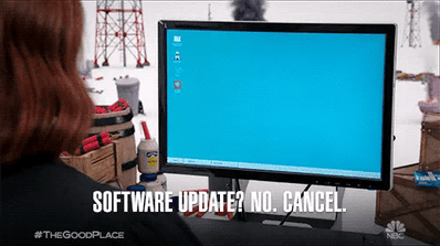 bad timing computer update